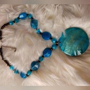 Turquoise shell necklace